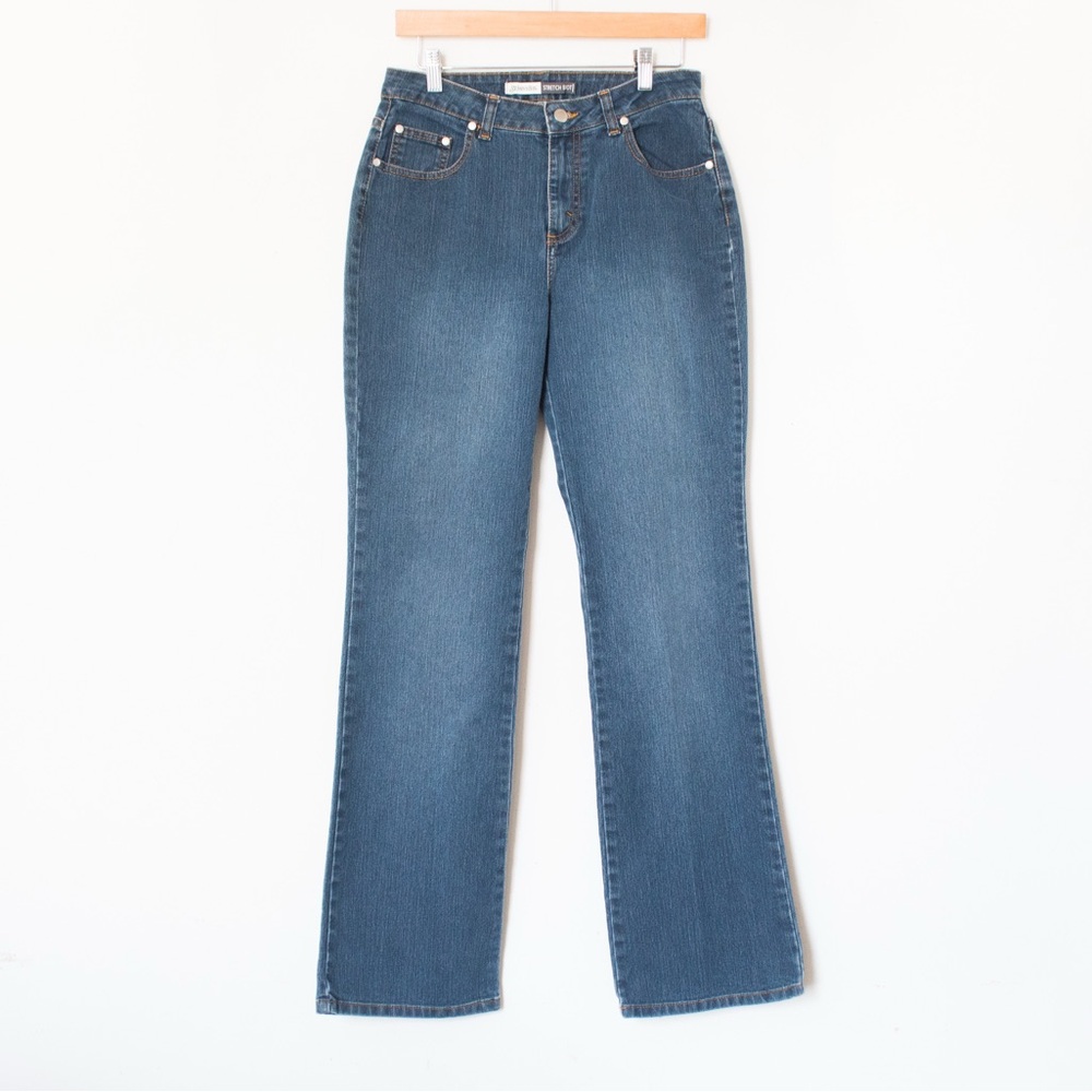 St John's Bay | Vintage 90’s Medium Rinse Tall Boot Stretch Jeans | Size 8T
